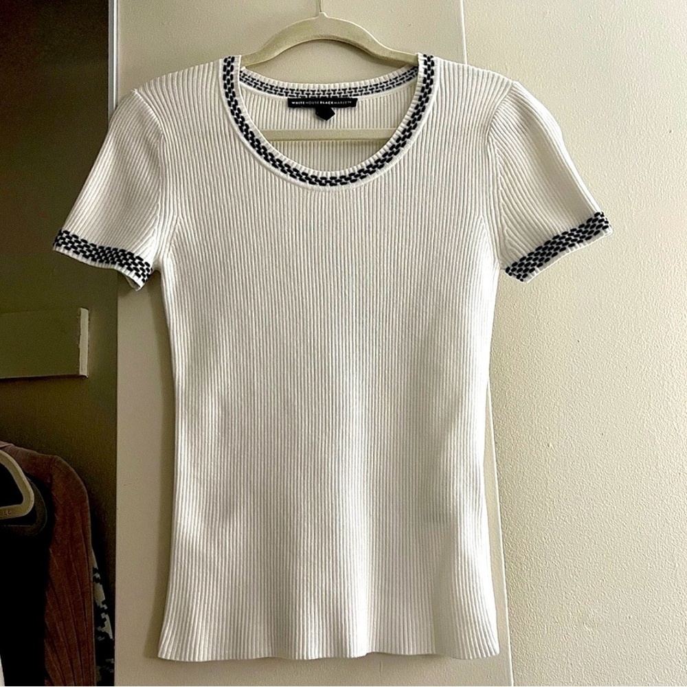 WHBM short sleeve sweater top